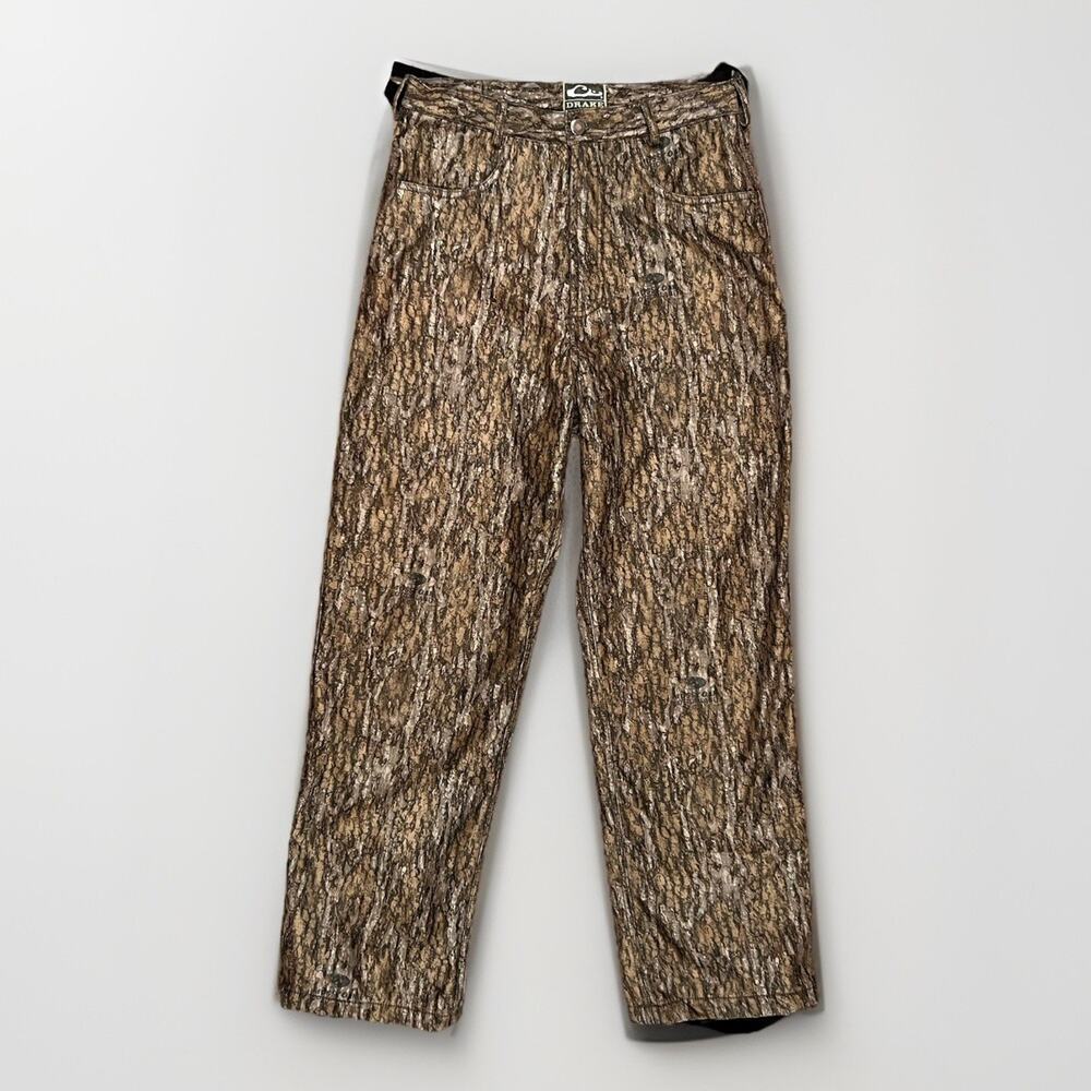 Drake Waterfowl System Mossy Oak Camouflage Hunting Lined Pants Men S 28-30